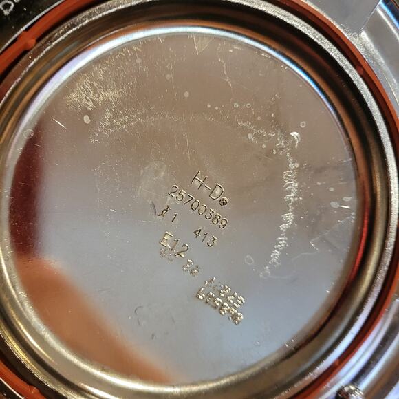 New Harley Davidson Chrome 114 Derby Cover part #25700389 - Picture 9 of 10